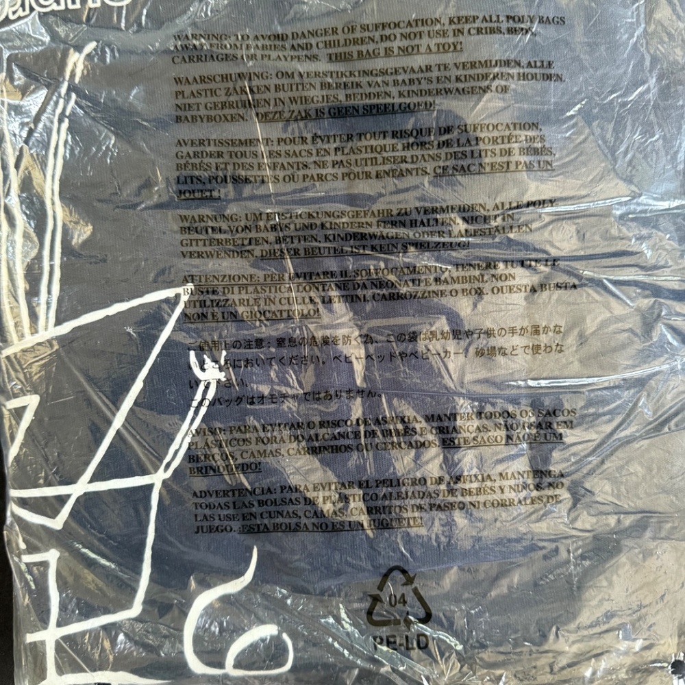 Supreme Sketch L/S Tee Navy - Picture 5 of 5